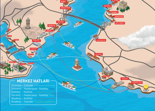 İstanbul metrobüs ağı haritası