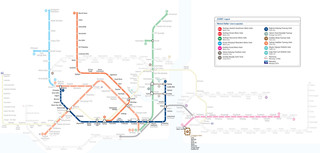 İstanbul tramvay ağı haritası